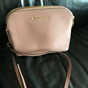 Michael Kors taupe handbag